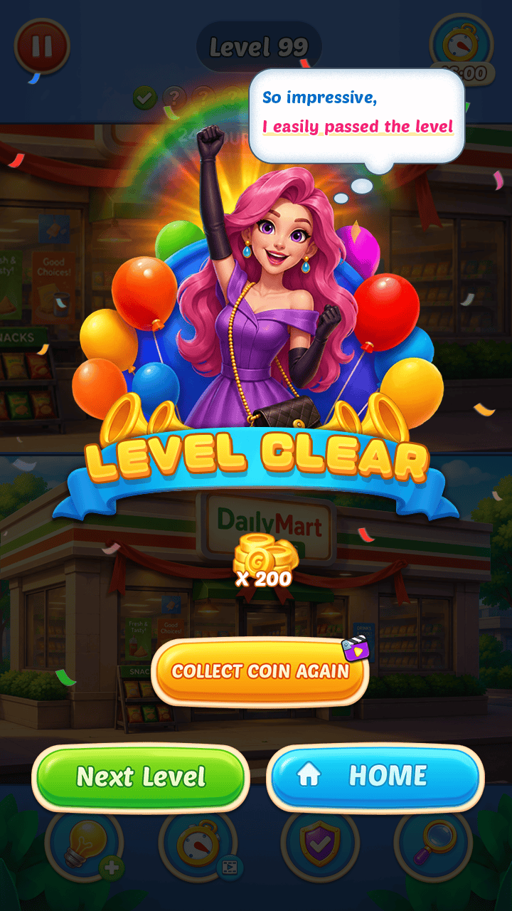Detective Mind Win Screen